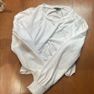 As U Wish White Long Sleeve Top